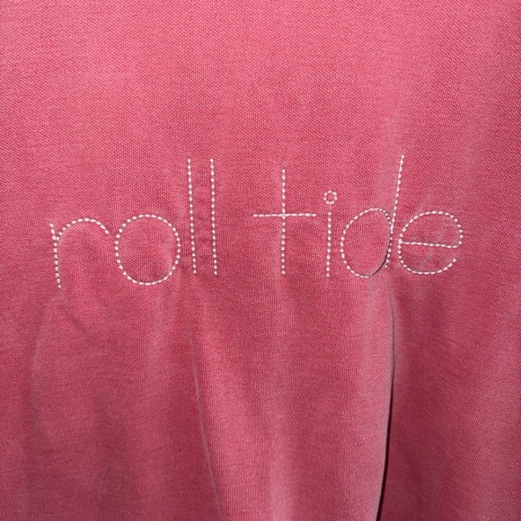 Alabama Roll‎ Tide Women’s Red Washed Out Crewneck Sweatshirt size Medium - Picture 2 of 3